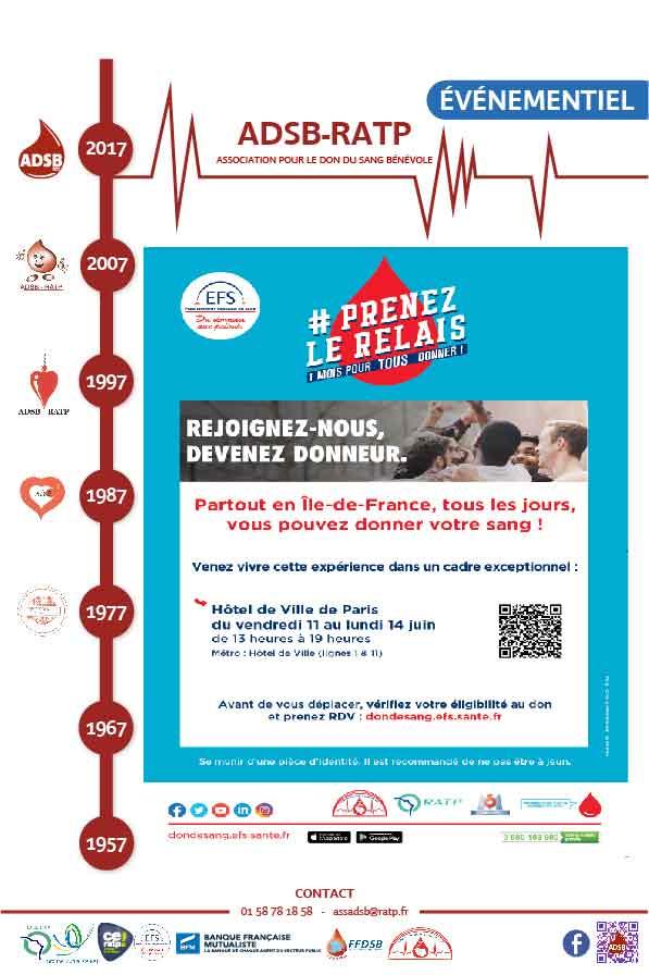 Affiche collecte ratp jmds